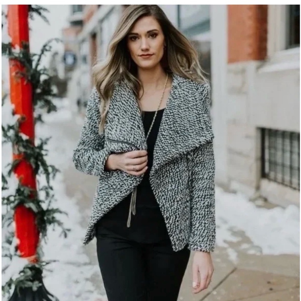 Blank NYC "Friend Zone" boucle moto jacket